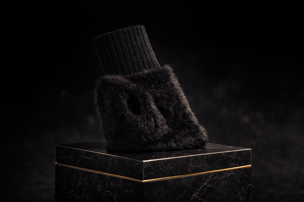 Gants d'hiver souples sans doigts pour femmes – Mitaines douillettes et chaudes pour les poignets