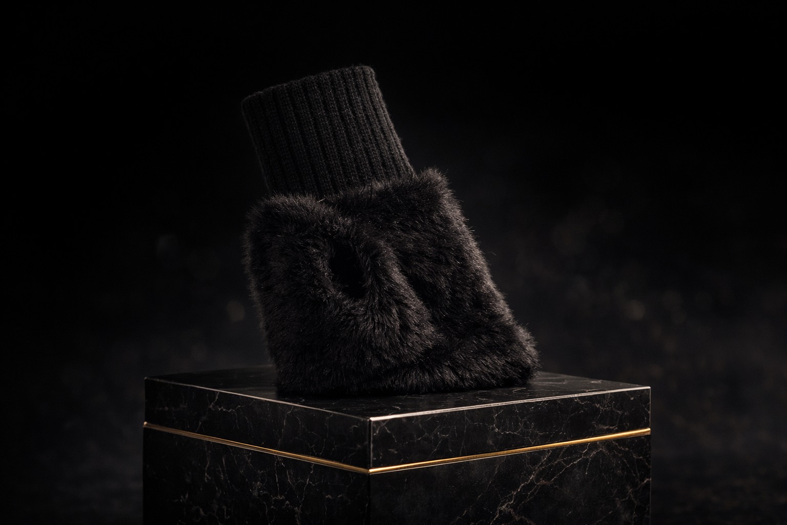 Gants d'hiver souples sans doigts pour femmes – Mitaines douillettes et chaudes pour les poignets